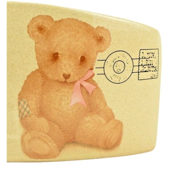 Ceramic Letter Holder Teddy Bear Design Table or Wall Mounted Vintage - Picture 2 of 6